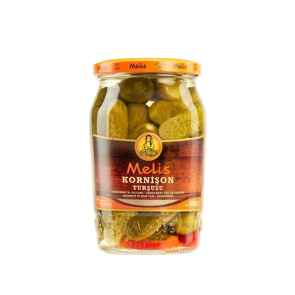 Melis Kornişon Turşusu 720 ml 680 gr 1 ADET ürün görseli 1