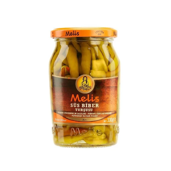 Melis Yakan Biber- Süs Biberi Turşusu 370 ml-330 gr 1 ADET ürün görseli 1