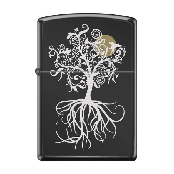 Zippo 24756 Tree And Moon Design Çakmak ürün görseli 1