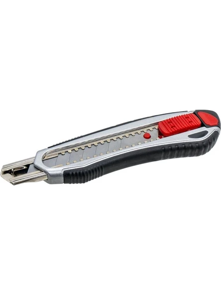 İzeltaş Pro 18 mm Metal Gövde Geniş Maket Bıçağı Falçata ürün görseli 1