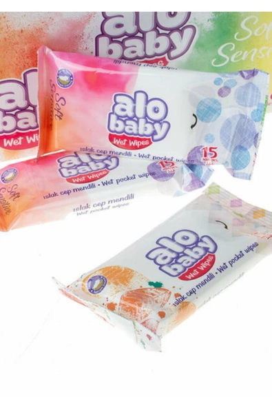 Alobaby Islak Cep Mendili 36 Adet 15 Li ürün görseli 1