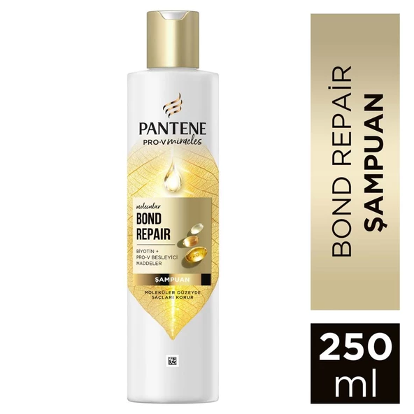 Pantene PRO-V MIRACLES Molecular Bond Repair Şampuan Yıpranmış Saçlar için 250ML ürün görseli 1