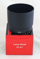 Canon EF 100mm MACRO LENS İÇİN ET-67 PARASOLEY thumbnail 3