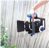 DSLR için Camera Cage + Follow Focus + Matte Box thumbnail 8