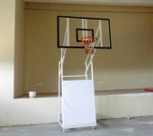 Adelinspor Diomond Seyyar 4 Direk Basketbol Potası 10 mm Cam thumbnail 1
