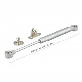 Gazlı Amortisör Piston 100 N Kalkar Dolap Kapakları için 27 cm Gri thumbnail 2
