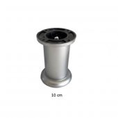 Jumbo Plastik Ayak 10 cm Mobilya Ayağı Gri thumbnail 3