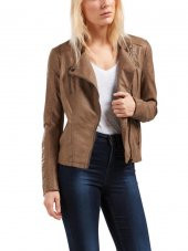 ONLY BAYAN DERİ CEKET 15102997 LEATHER BIKER thumbnail 3