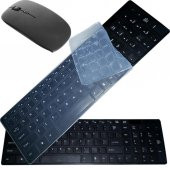 Kablosuz Klavye Mouse Seti Q Multimedia Klavye 2.4Ghz TV Uyumlu thumbnail 2