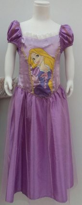 1 Adet Orjinal Rapunzel Kostüm (3-9Yaş) thumbnail 1