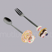 Fincanlı Kaşık Cupcakeli Çatal thumbnail 7