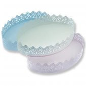 Oval Metal Tepsi 29x21cm thumbnail 1