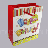 Happy Birthday Karton Çanta 1 Adet thumbnail 3