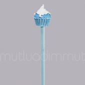 12 Adet Kremalı Cupcake'li Kurşun Kalem thumbnail 2