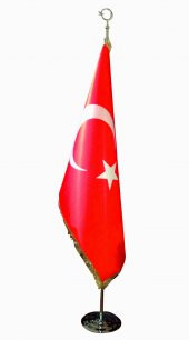 Makam Türk Bayrağı Simli Telalı (100x150) thumbnail 1