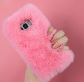 Galaxy S8 Düz Renkli Peluş Kapak thumbnail 1