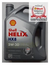 SHELL HELİX HX8 5W30 - 4 LİTRE RN 0700 0710 VW 502 00/505 00 API SN PLUS thumbnail 1