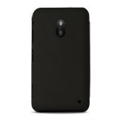 Nokia Lumia 620 Flip Case Kılıf Siyah thumbnail 2