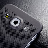 Samsung Galaxy A7 (A700) Loopee Point Sert Arka Kapak Gold thumbnail 2