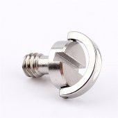 Tripod, Quick Release Plate için 1/4 İnç Tripod Vidası thumbnail 1