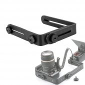 Ayarlanabilir Flash Bracket, L Şekli Flaş Dirseği thumbnail 9