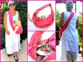 Köpek Taşima Çantası Pembe thumbnail 2