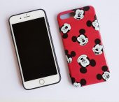 I Phone 7 Plus - 8  Plus Red Micky Telefon Kılıfı thumbnail 1