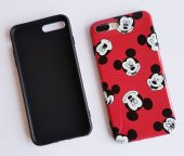 I Phone 7 Plus - 8  Plus Red Micky Telefon Kılıfı thumbnail 2