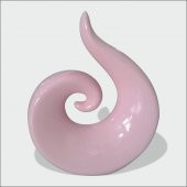 Seramik Pudra Pembe Küçük Sol Biblo thumbnail 1