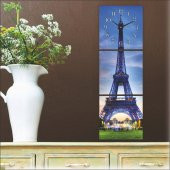 Mdf Paris Manzaralı Tablo Duvar Saati thumbnail 2