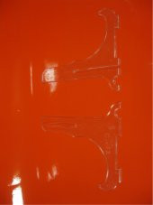 18cm Şeffaf Plastik Vitrin Stand Ayak thumbnail 5
