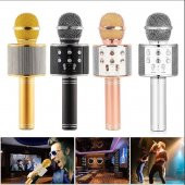 Sihirli Karaoke Mikrofon Bluetooth Sd Card Mikrofonu thumbnail 1