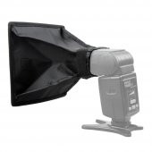 Universal 15x17cm Flaş Softbox Diffuser, Canon Nikon Sony Pentax thumbnail 2