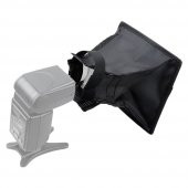 Universal 15x17cm Flaş Softbox Diffuser, Canon Nikon Sony Pentax thumbnail 4