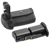 Canon 60D İçin MeiKe Battery Grip BG-E9 + 2 Ad. LP-E6 Batarya thumbnail 6