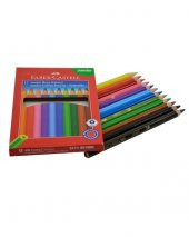 Faber Castell Jumbo Kuru Boya Kalemi 12li thumbnail 2
