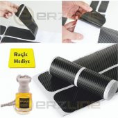 Opel Astra Karbon Kapı Eşiği Sticker (4 Adet) thumbnail 2