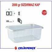 2000 gr. Plastik Sızdırmaz Kap  100 Adet thumbnail 2