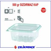 500 gr. Plastik Sızdırmaz Kap 100 Adet thumbnail 2