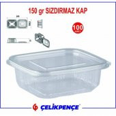 150 gr.  Plastik Sızdırmaz Kap 100 Adet thumbnail 2