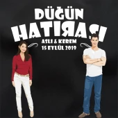 Düğün Hatırası Kumaş Pankart 150x250 cm thumbnail 2