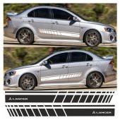 Mitsubishi Lancer Yan Şerit Oto Sticker thumbnail 5