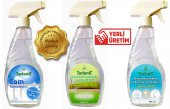 TERLANS 3lü Ev Temizlik Seti - Koltuk Halı Banyo ve Cam Temizleyici - Mikrofiber Bez Hediyeli thumbnail 1