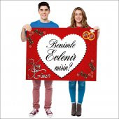 Evlilik Teklifi Romantik Afiş Kişiye Özel thumbnail 1