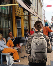 Alone Denim Kadın Sırt Çantası 5118 Sis Denim thumbnail 4