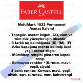 FABER CASTELL CD PERMANENT ASETAT KALEMİ M KALIN 2 adet thumbnail 2