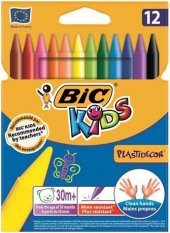 BIC KIDS PLASTIDECOR PAST BOYA SILINE 12LI(920299) thumbnail 2