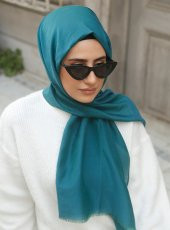 İpek Vual Şal - Yeşil thumbnail 4