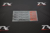 Toyota TRD Racing Development Kapı Kolu Ayna Torpido Sticker thumbnail 4