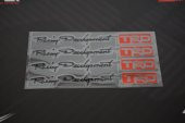 Toyota TRD Racing Development Kapı Kolu Ayna Torpido Sticker thumbnail 6